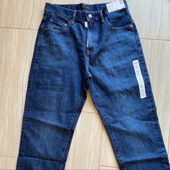 uniqlo regular fit tapered jeans